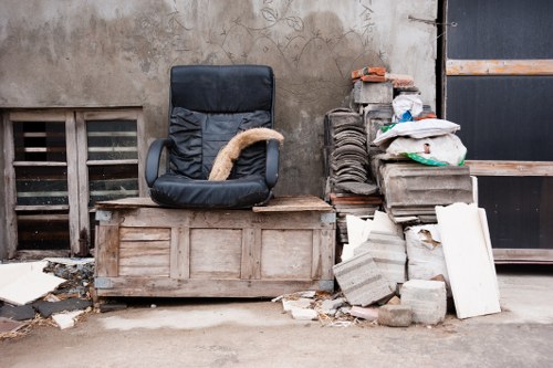 Safe checkout methods for rubbish removal