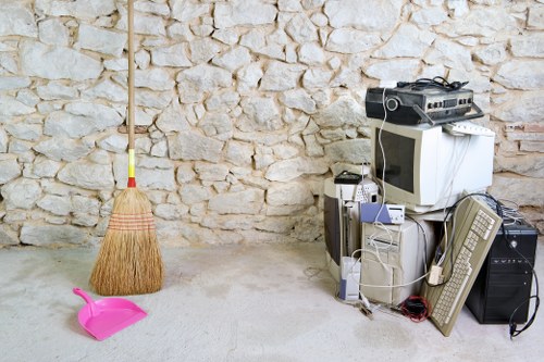 Clean and organized office space after clearance