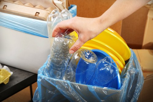 Satisfied customer with a clean space after Rubbish Clearance Camberwell’s service.
