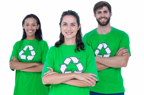 Efficient rubbish clearance service in action